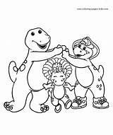 Barney The Dinosaur Coloring Pages sketch template