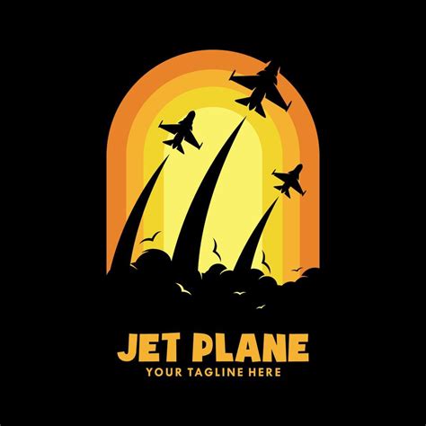 Jet plane logo vector icon illustration 11162377 Vector Art at Vecteezy