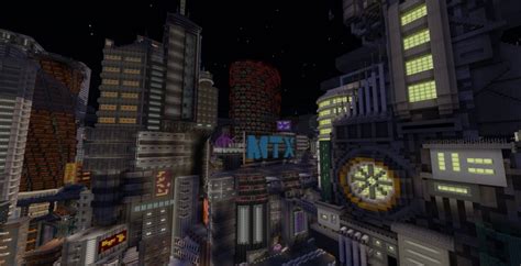 Cyberpunk 2077 map for Minecraft PE