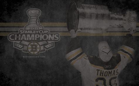 Stanley Cup Champions: Tim Thomas - Boston Bruins Wallpaper (27313407 ...