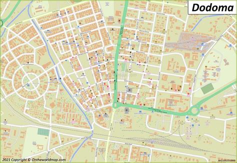 Dodoma Map | Tanzania | Maps of Dodoma