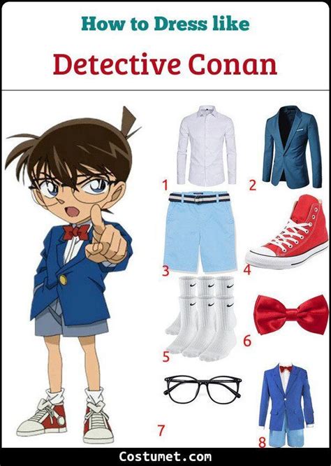 Detective Conan Costume for Cosplay & Halloween 2023 in 2023 | Cool costumes, Detective conan ...