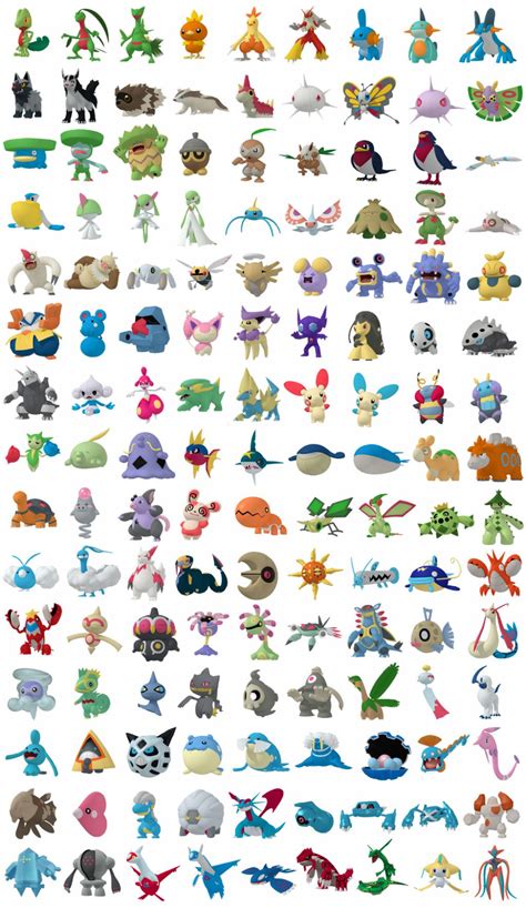 Pokemon 3D Pro Dex Hoenn by KrocF4 on DeviantArt | Deviantart pokemon, Pokemon pokedex, 150 pokemon