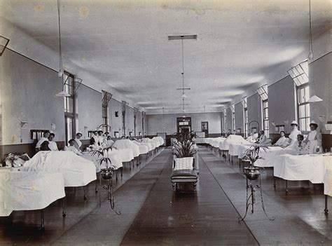 Johannesburg Hospital, South Africa: hospital ward with patients and ...