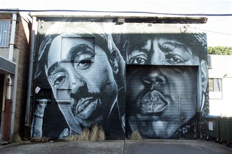 Tupac And Biggie Graffiti