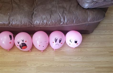 Kirby Balloons for my little sisters party. : r/Kirby