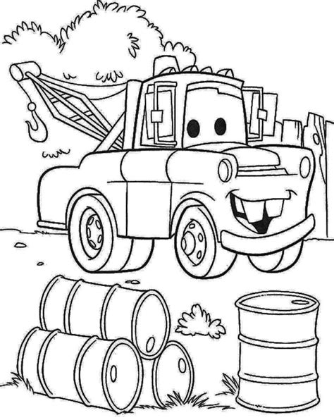 Cars Mator Coloring Pages