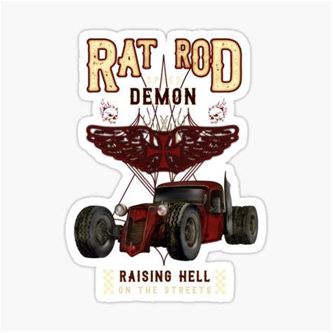 "Rat Rod" Sticker for Sale by parkie | Redbubble