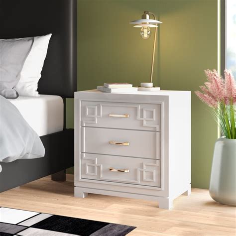 Mercer41 Solid Wood Nightstand & Reviews | Wayfair