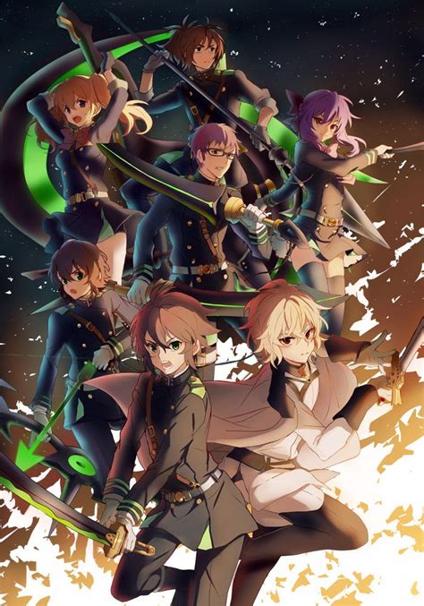 Shinoa's Squad, Kagura Kurosaki | Owari no seraph, Anime, Anime wallpaper