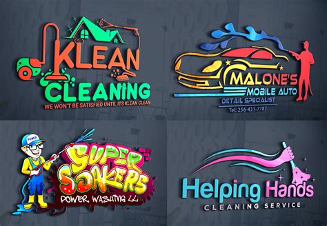 Pressure washing companies logos - safetyfeet