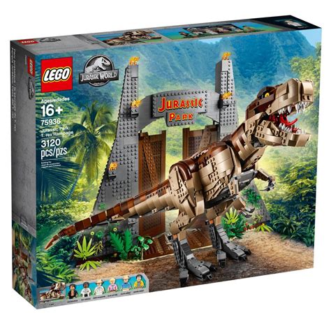 LEGO reveals 75936 Jurassic Park T-Rex Rampage featuring the largest dinosaur ever in an ...