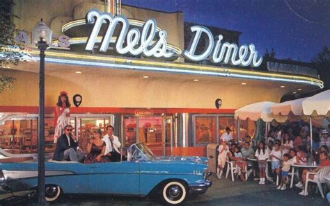 Chelsea Clock: Mel S Diner | Diner, American graffiti, Classic cars muscle