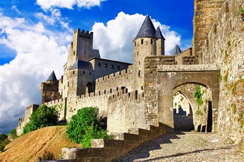 Carcassonne Medieval Castle, France jigsaw puzzle in Castles puzzles on ...