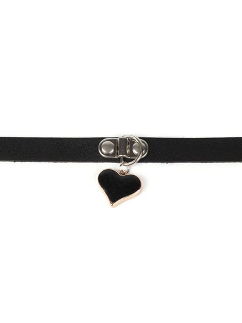 Black Heart Choker Gothic necklace – Witchy & Wild