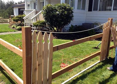 Cedar Picket Fence for Your Garden