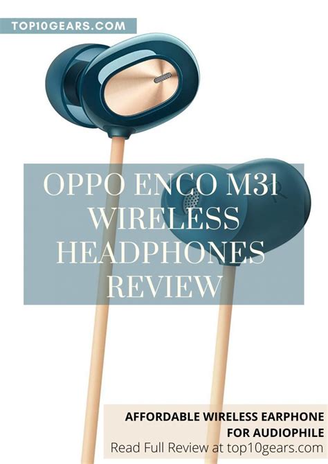 Oppo Enco M31 Wireless Headphones Review: The Best Wireless Earphone ...