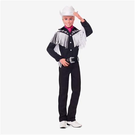 Ken Doll in Black and White Western Outfit – Barbie The Movie – Mattel ...