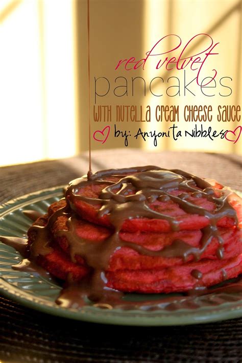 Anyonita Nibbles | Gluten Free Recipes : Gluten Free Valentine's Day Red Velvet Pancakes with ...