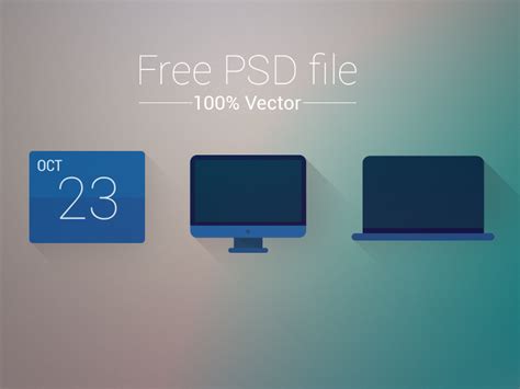 Free Flat PSD Icons by Ionut Bondoc ( IB ) on Dribbble