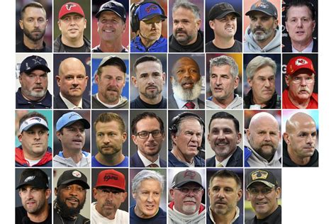 Full List of Current NFL Head Coaches, Updated 2023 - SportsHistori