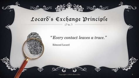 Edmond Locard’s Exchange Principle | by Yash Gorasiya | Medium