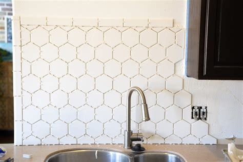 White Hexagon Tile Backsplash-8 Large Hexagon Tile, Hexagon Tile Kitchen, Hexagon Tile ...