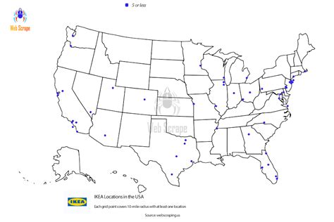 IKEA Locations USA | Number of IKEA store locations in the USA