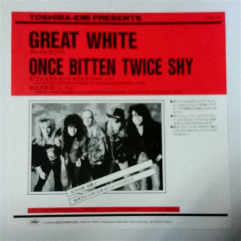 Great White – Once Bitten Twice Shy (1989, Promo Only, Vinyl) - Discogs