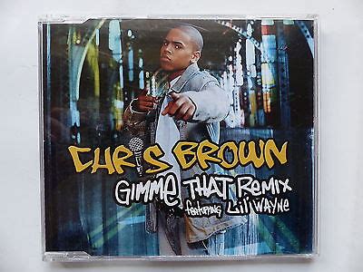 Cd 2 tracks promo chris brown gim me that remix feat lil wayne 82876 81752 2 | eBay