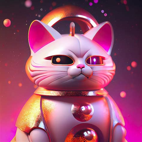 Premium Photo | Lucky cat illustration