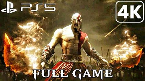 God of War Remaster PS5 FULL GAME Gameplay Walkthrough (4K 60FPS) No ...