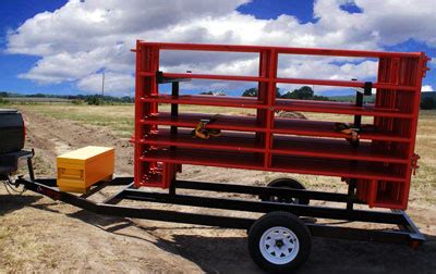 Hay Trailers - Po Boy Portable Corral - GoBob Pipe and Steel