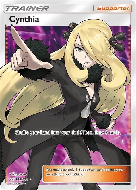 Cynthia (Full Art) - SM - Ultra Prism - Pokemon