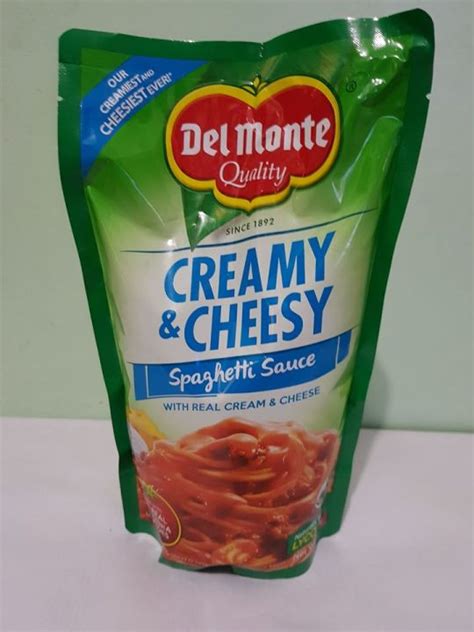 Del Monte Spaghetti Sauce Creamy and Cheesy (1 pouch x 900 grams ...