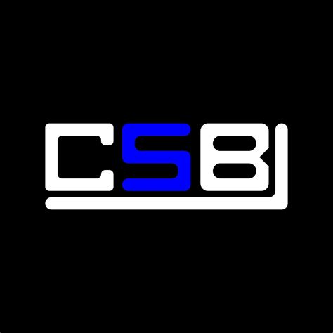 CSB letter logo creative design with vector graphic, CSB simple and ...