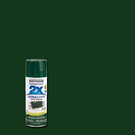 Rust-Oleum Painter's Touch 2X 12 oz. Gloss Hunter Green General Purpose ...