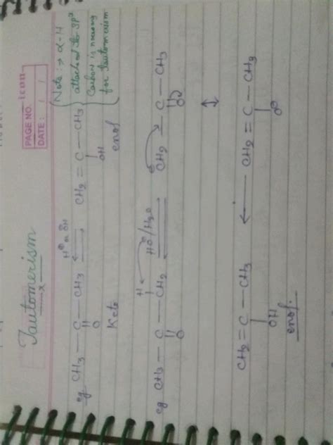 4. The correct statement regarding a carbonyl compound with a hydrogen ...