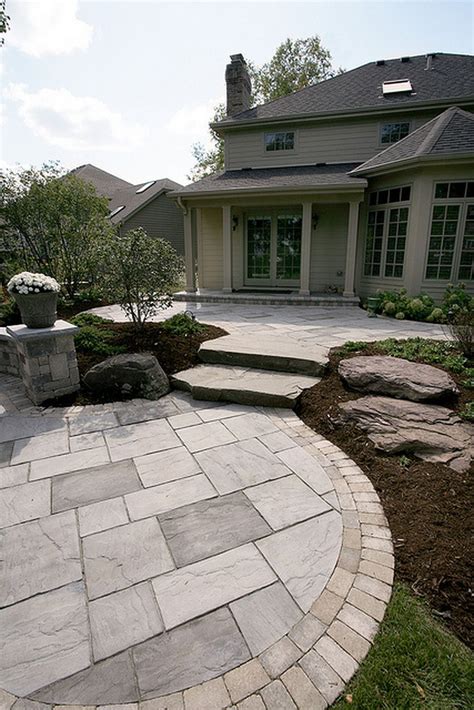 20+30+ Backyard Stone Patio Design Ideas