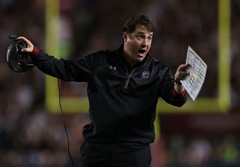 Video: Will Muschamp's Halftime Interview On CBS Is Going Viral - The Spun