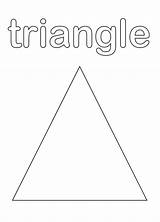 Triangle Coloring Pages sketch template