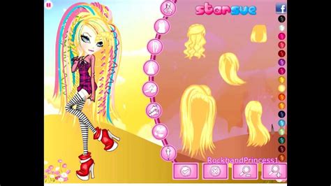 Bratz Dress Up Games - Bratz Cloe New Style Game - YouTube