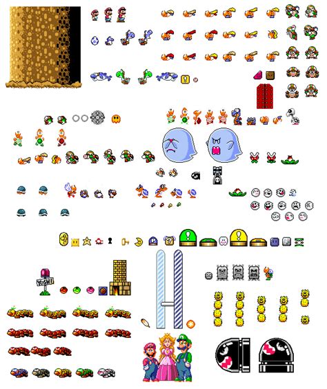 Unveiling The Magic Of Super Mario World Sprites: A Pixelated Journey