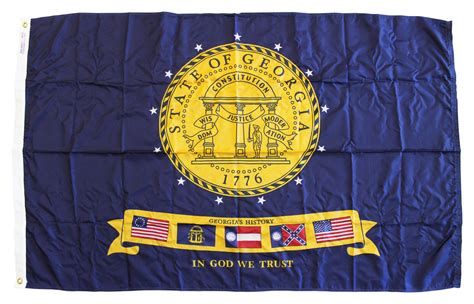 Buy Georgia - 4'X6' Nylon Flag (2001-2003) | Flagline