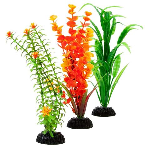 Top Fin® Artificial Skinny Aquarium Plant Variety Pack | Artificial ...