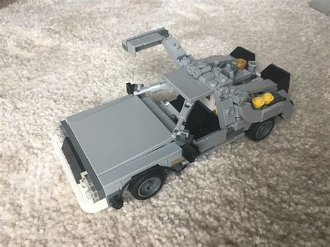 DeLorean time machine MOC from Back To the Future : r/lego