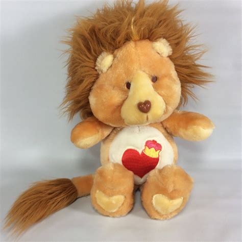 Care Bears Cousins Brave Heart Lion 1984 Vintage Plush Original Kenner ...