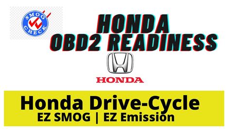 Honda Drive Cycle For Smog ️Honda Emission Drive Cycle EGR EVAP o2 ...