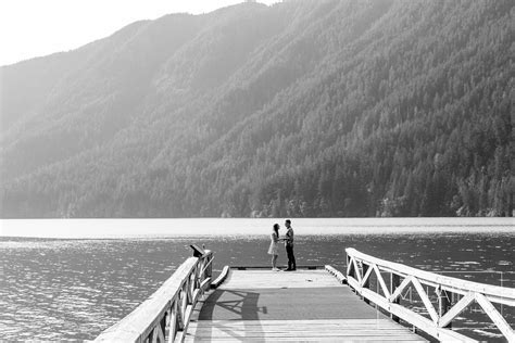 Lake Crescent Lodge Surprise Proposal — M. Laine Photography