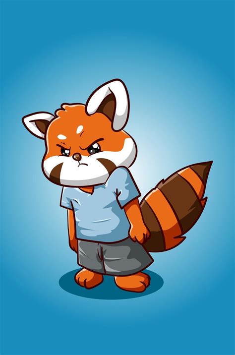 The angry red panda illustration 2162106 Vector Art at Vecteezy